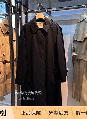 burberry巴宝莉 卡姆登风衣 经典款女士黑色 意大利代购
