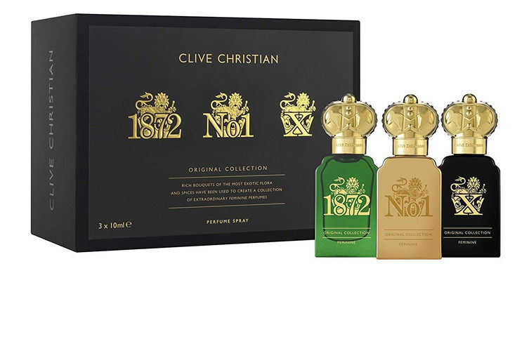 克萊夫CLIVE CHRISTIAN 男女香水旅行套装 礼盒 3x10ml香港直郵