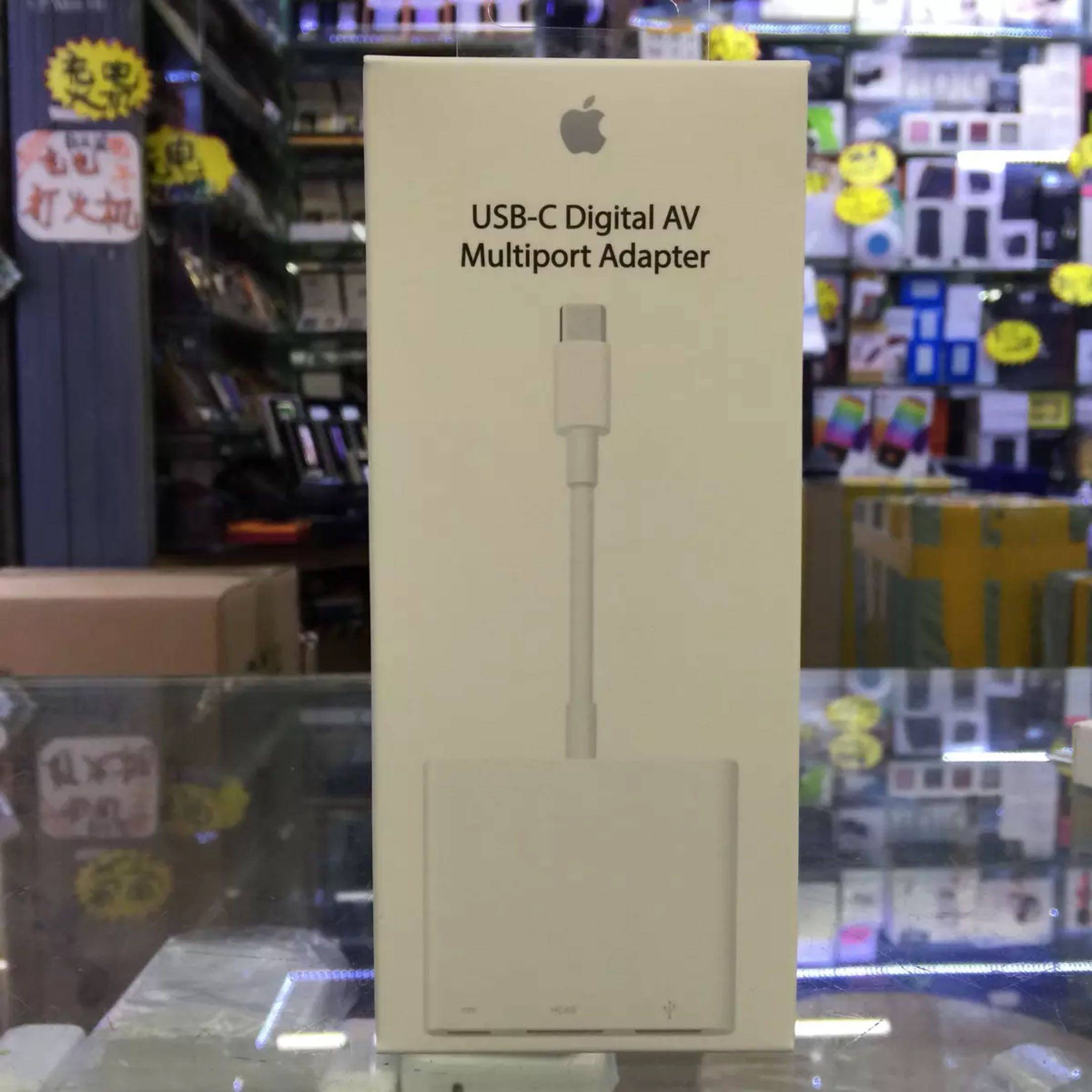 苹果原装USB-C AV多端口数字影音转换器McBook br Type-c转HDMI线