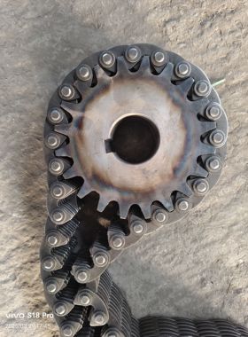 现货无声齿形链条 链轮无噪音 冲浪机专用链条 节距CL08CL10CL12