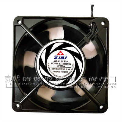机床电器柜排风扇 120*120*38 SJ12038HSL/HBL 小型轴流风机 220V