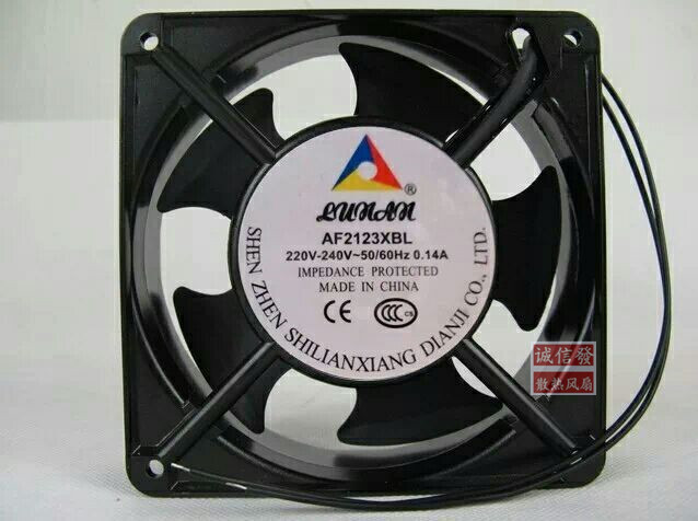 原装联翔LUNAN AF2123XBL 220V 0.14A 12038 控制柜风机 散热风扇