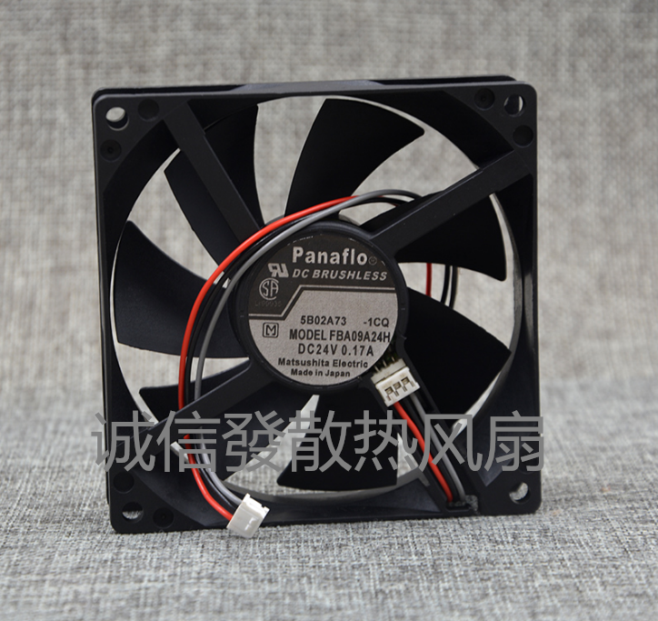 原装panaflo FBA09A24H 9025 24V 0.17A  9CM 变频器散热风扇