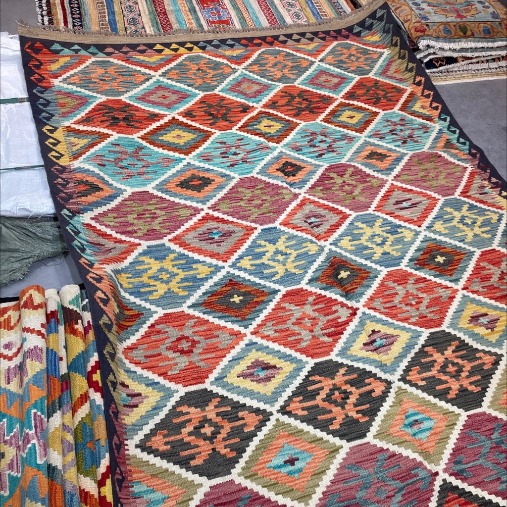 阿富汗进口羊毛手工编织地毯客厅沙发毯沙发地毯