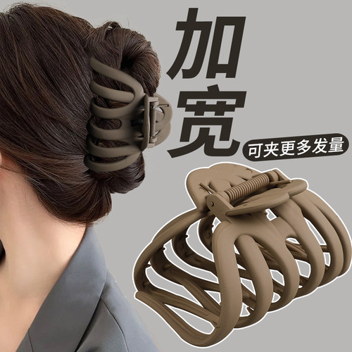 大号南瓜抓夹后脑勺发量多鲨鱼夹
