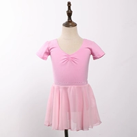 Красный, шифоновый, короткий рукав