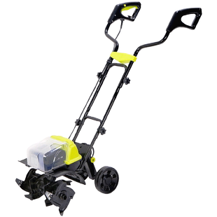 40V锂电无刷微耕机电动农用松土机小型家用翻土旋耕犁地花园菜地