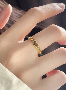 钛钢戒指不褪色简约戒指