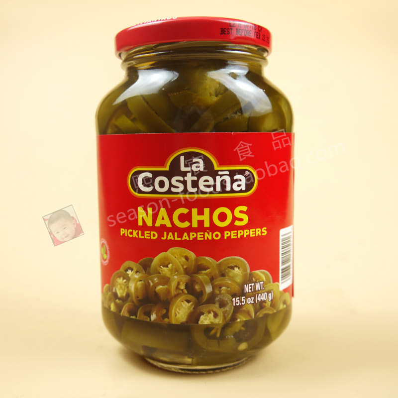 乐口泰圆辣椒切片440g西餐家用