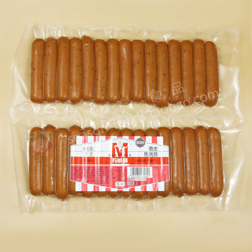 万威客黑椒味脆皮热狗香肠1kg