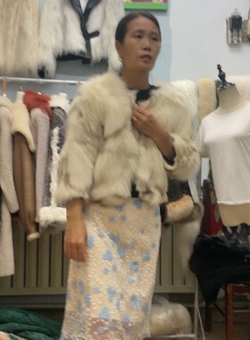 狐狸毛皮草外套女短款年轻时尚百搭显瘦