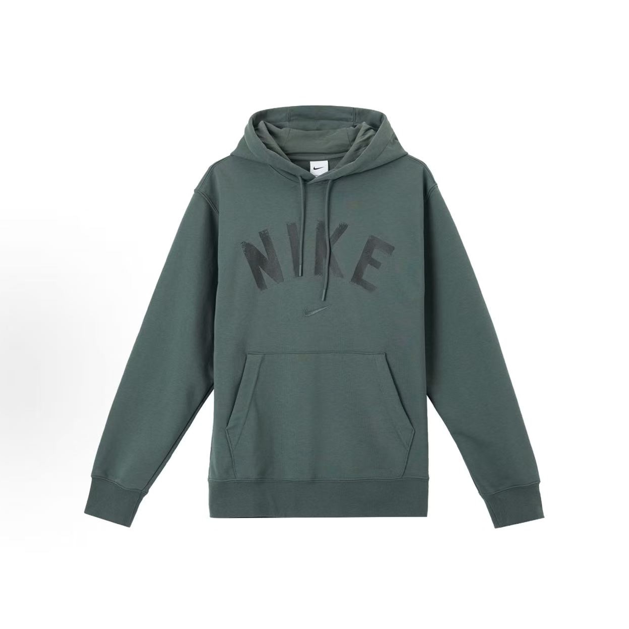 NIKE耐克 印花LOGO连帽长袖卫衣 男款绿色 FV9920-338