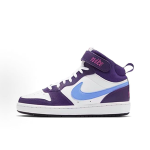 耐克Nike Court Borough Mid GS白紫葡萄中帮运动鞋 CD7782-106