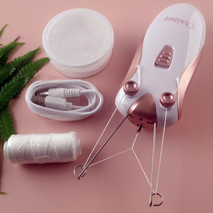 拔毛挽脸去汗毛面部除毛绞脸去毛神器脸部脱毛开脸仪器美容院唇部