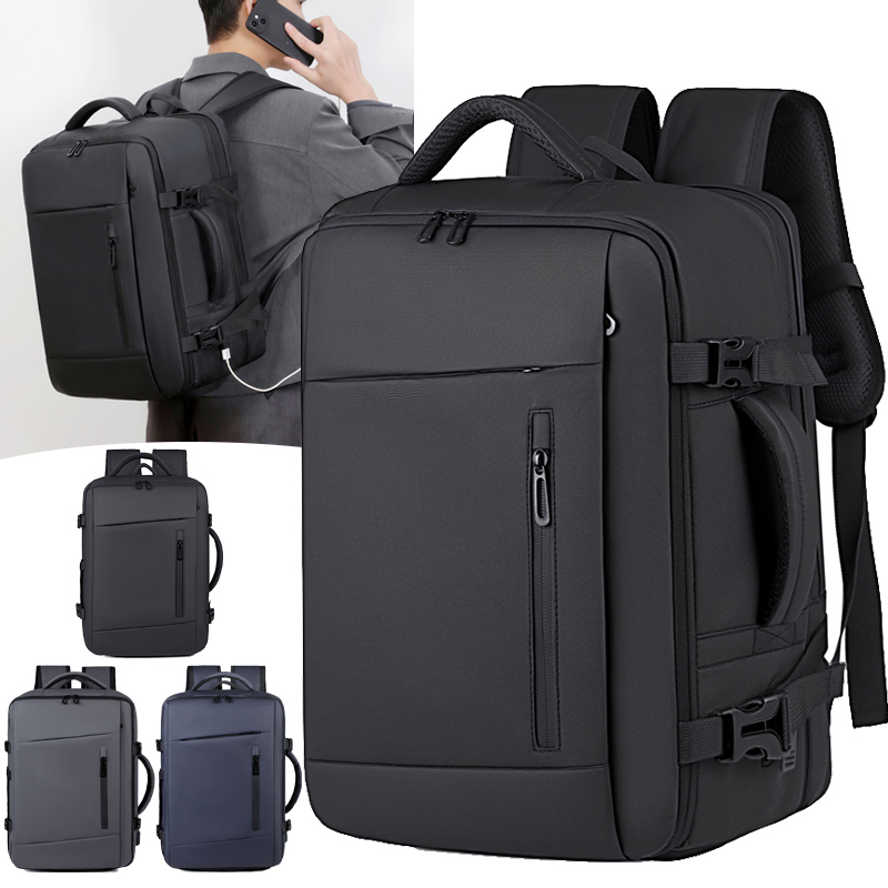多功能双肩背包男女大容量商务