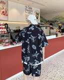2025新款夏威夷衬衫沙滩短袖情侣套装（可单卖）TZ6713P58，男装休闲套装，星座101C（原电商A011-3）