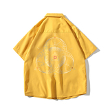 夏季衬衣短袖日系ins情侣衬衫青年男衬衫D323P28，男装T恤，星座101C（原电商A011-3）