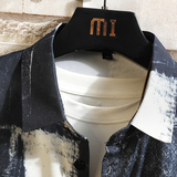 2025新款冰丝衬衫男短袖夏季设计感小众衬衣外套D653P35，男装T恤，星座101C（原电商A011-3）