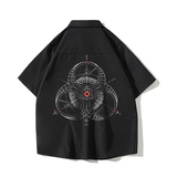 夏季衬衣短袖日系ins情侣衬衫青年男衬衫D323P28，男装T恤，星座101C（原电商A011-3）