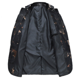 秋冬新款潮流大码风ins大花男西装青年正装西服3629P105，男装西服套装，星座101C（原电商A011-3）