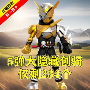 布鲁可群星版假面骑士第五弹创想饱藏益智拼装积木人大隐藏款玩具