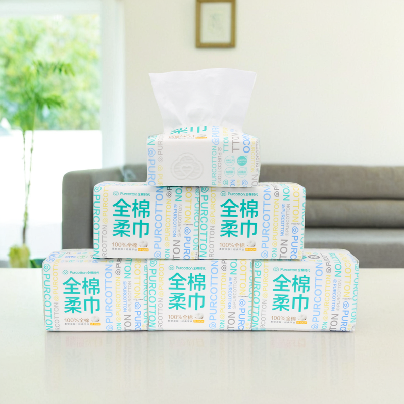 全棉时代一次性洗脸巾居家棉柔巾