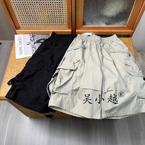 吴小越w2348男童休闲工装短裤男孩新款儿童中大童薄款中裤五分裤