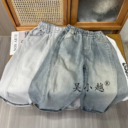 吴小越w2048男童牛仔裤春款痞帅男孩秋装新款长裤春秋款大童