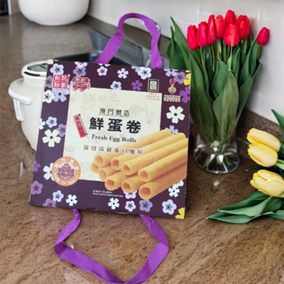 钜记饼家澳门鲜蛋卷进口糕点送礼