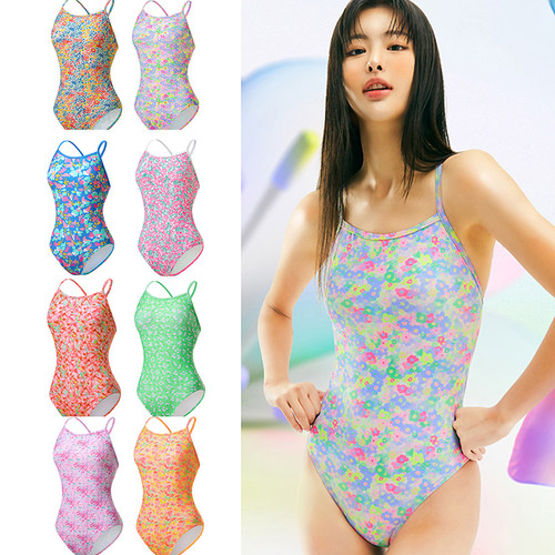 SENTI2024春季新品连体泳衣女韩国专业比赛训练速干竞技游泳衣