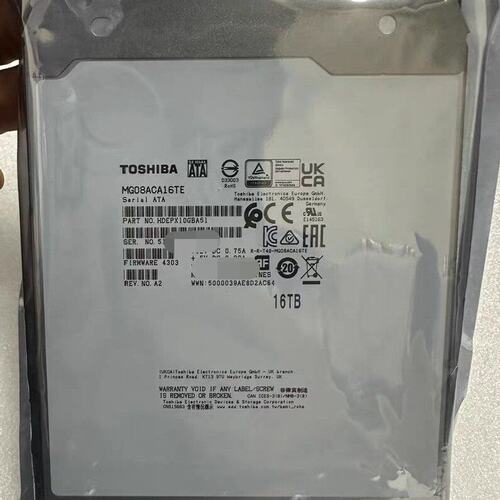 价出全新原装正品0通电东芝16T企业级硬盘，型号MG08A--议价商品