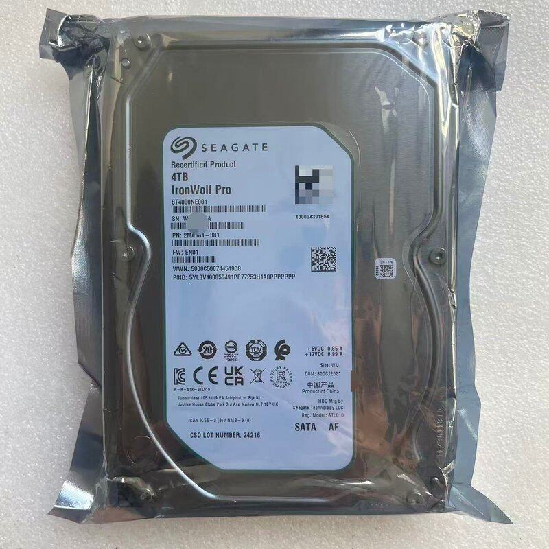 特价出全新国行原装正品0通电新款希捷4T酷狼Pro,ST40--议价商品