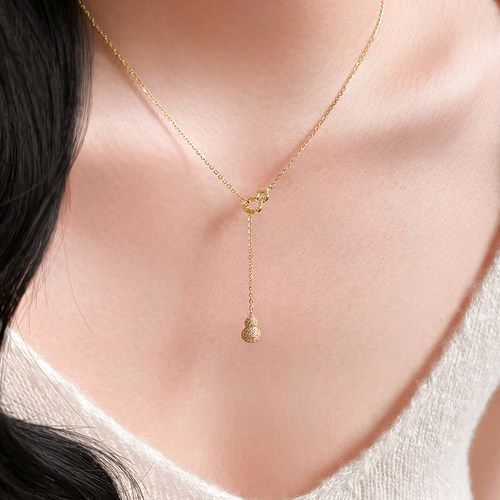 双福禄/S925银流苏葫芦Y字项链