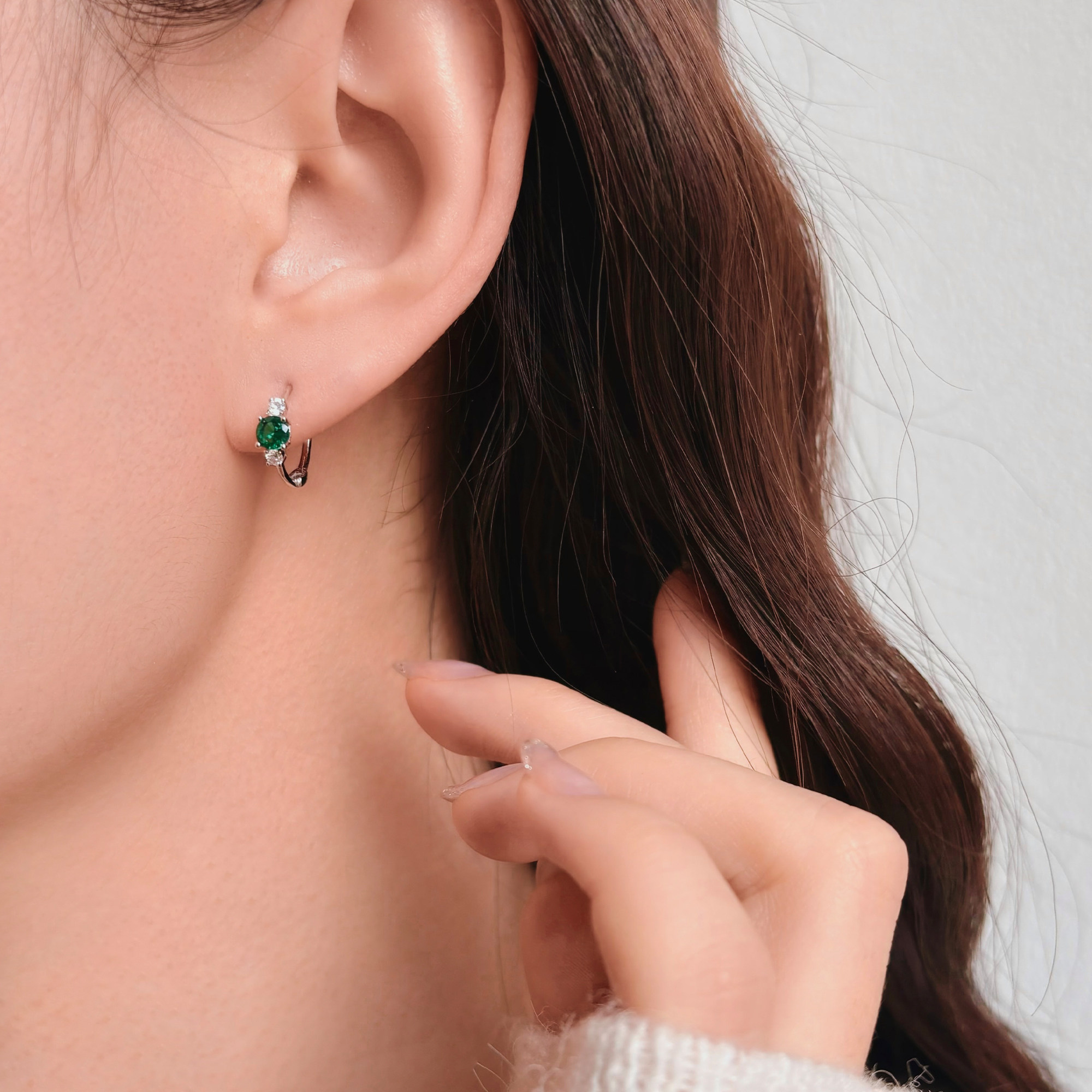 岚屿  桂枝/925纯银通勤简约耳钉,饰品/流行首饰/时尚饰品新,银饰耳饰,淘宝优惠券,粉丝福利购,淘宝优惠卷