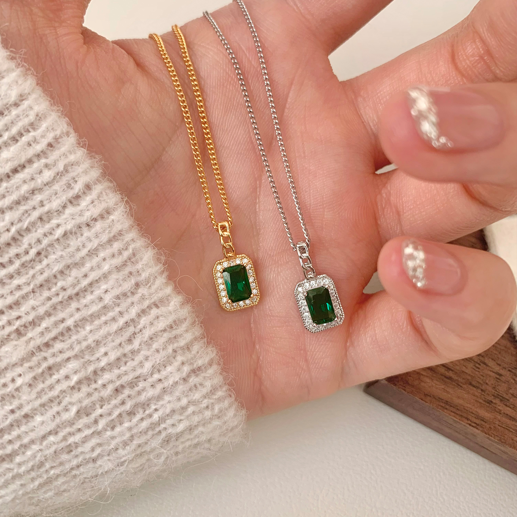 青丘/S925银少女清新百搭项链