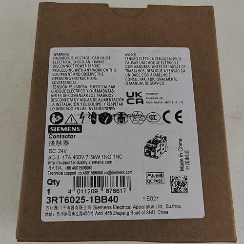 议价接触器3RT6025-1BB403RT6026-1BB403RT6027-1BB40