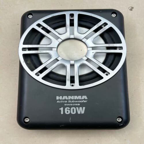 议价HANMA 悍马 160w 双音圈超薄低音炮SW839B-图片
