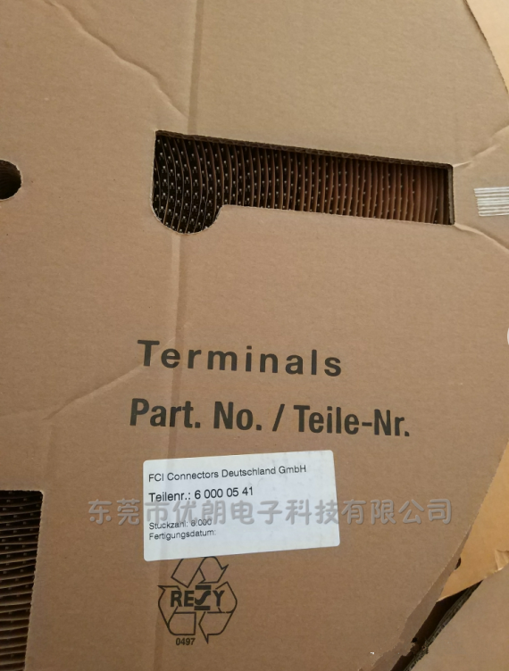 供应原装进口FCI连接器端子6000 05 41  60000541