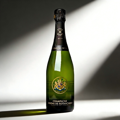 法国进口拉菲罗斯柴尔德天然香槟起泡酒经典干型 375ml