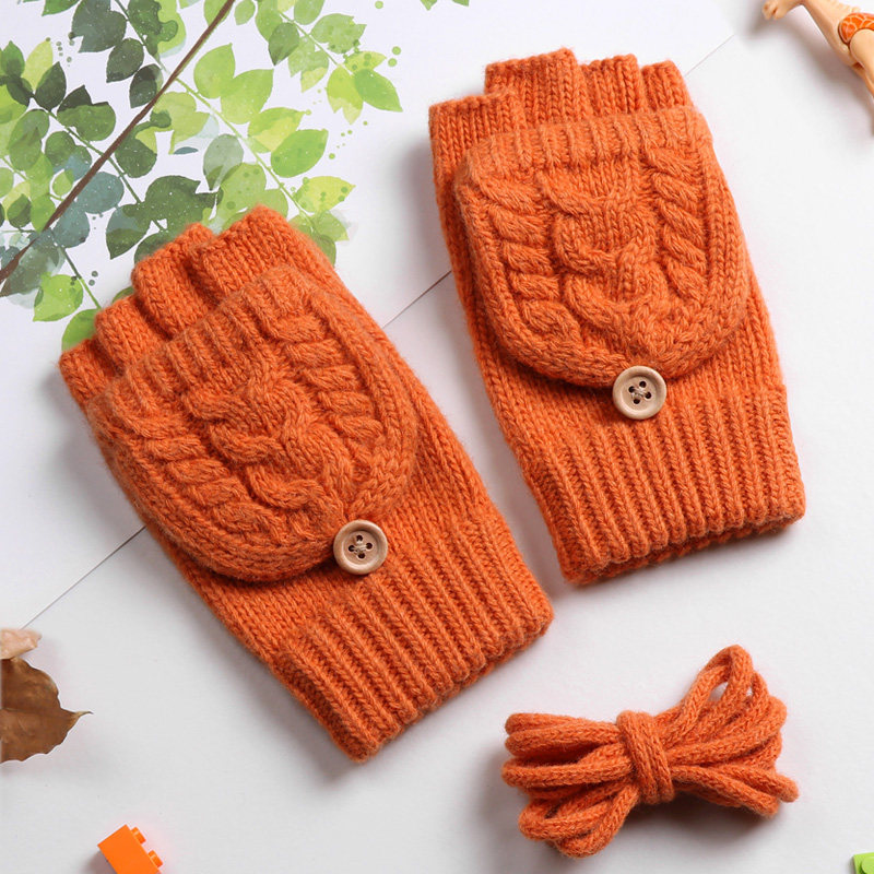 6-10岁冬季半指露指盖帽防寒写字针织小学生中大儿童羊毛保暖手套,服饰配件/皮带/帽子/围巾,手套,淘宝优惠券,粉丝福利购,淘宝优惠卷