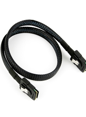 0.5米服务器内置mini sas线SFF8087对8087 36P阵列卡数据连接线70