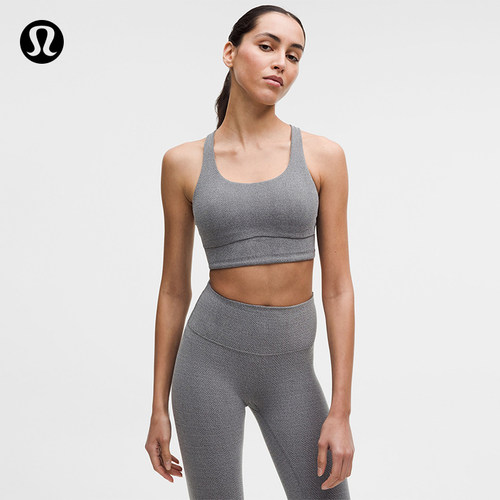 Energy 女士人字纹理长款运动内衣 *Evolve丨lululemon丨LW2EPOS
