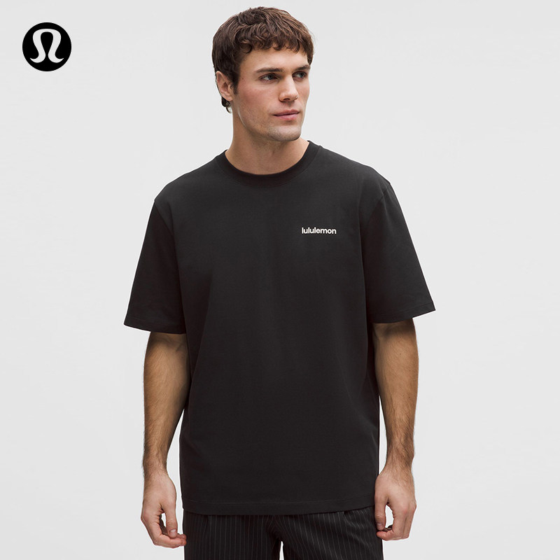 Heavyweight男士短袖T恤*文字徽标 速干芯吸丨lululemon丨LM3GDCS图片