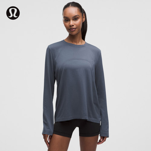 Swiftly Relaxed女士运动宽松剪裁长袖 T 恤丨lululemon丨LW3JE9S