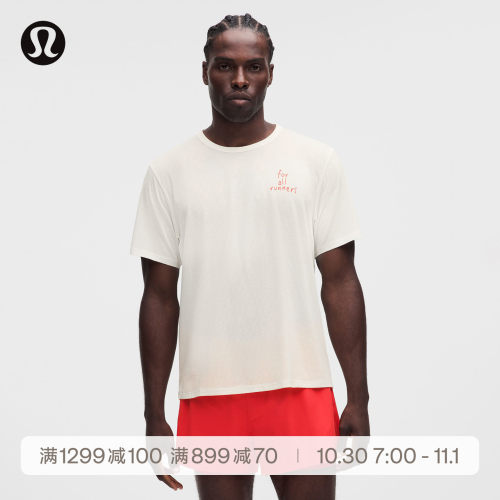 Mile Maker男士跑步短袖T恤*图案款 速干丨lululemon丨LM3GJ7S