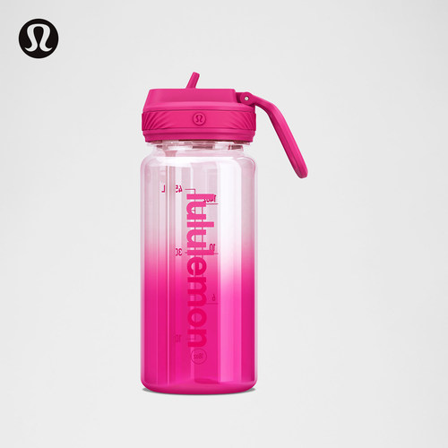 Back to Life 透明水瓶 530ml *带吸管丨lululemon丨LU9DFQS