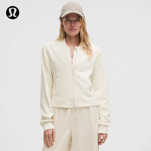 Ribbed Softstreme™ 女士罗纹短款夹克速干丨lululemon丨LW3JP5S