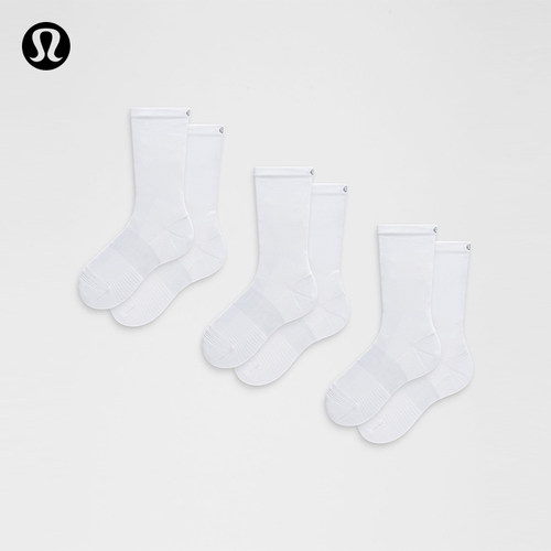 Power Stride 中筒袜 *3 双装丨lululemon丨LU9CPLS
