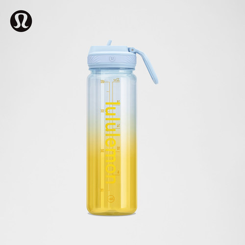 Back to Life 透明水瓶 710ml *带吸管丨lululemon丨LU9CSDS