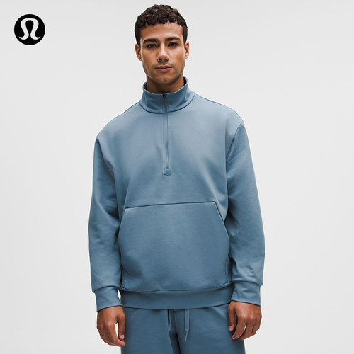 Heavy Soft Jersey 男士高克重针织半拉链衫丨lululemon丨LM3GGIS